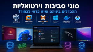 סוגי סביבות וירטואליות – מה ההבדלים ביניהן ואיזו מערכת כדאי לבחור?